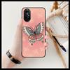 Linda Capa de Telefone Transparente com Padrão de Borboleta Para Huawei Honor 20 10 9 8A 7 5T X Pro Lite 5G Etui Preto Coque Hoesjes Comic Fas