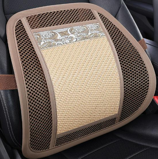 Zhongheng Summer Ice Silk Honeycomb Gel Ventilated Car Lumbar Support Pillow
