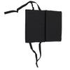 Wheelchair Leg Pad Skin Friendly Padded Wheelchair Foot Rest Black Accessory Align Posture with Quick Release Strap for Home