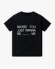 Y2k Hiphop Shortsleeved Yeah I Dont Know If You Like Me Printed Tshirt Cotton Loose Top Streetwear Unisex Fan Gift