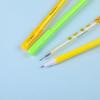 Back To School Season 10pcs 0.5mm Creative Pineapple Sequin Neutral Pen Fruit Shape Black Water Pen Student Gift Prize Stationery