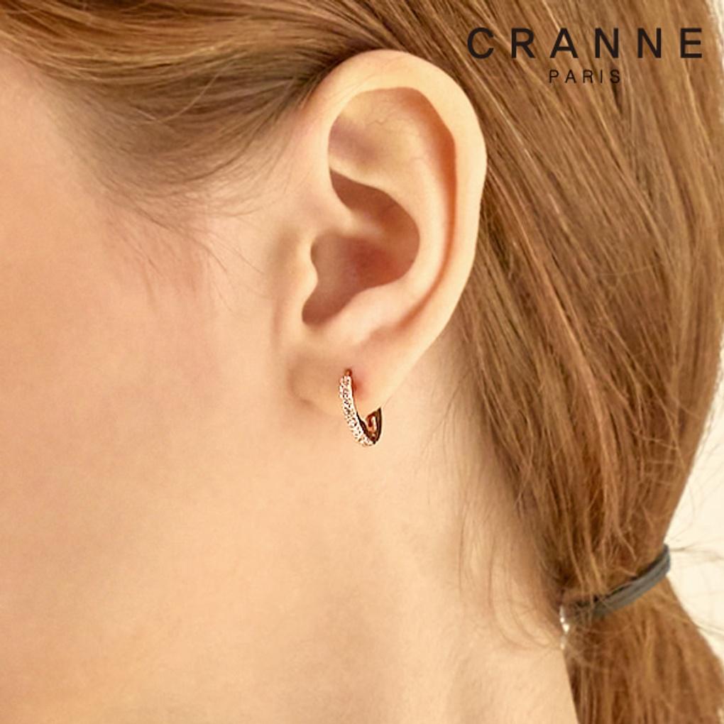 14K Clover One-Touch Earrings (Gold Filled) C24EGF143