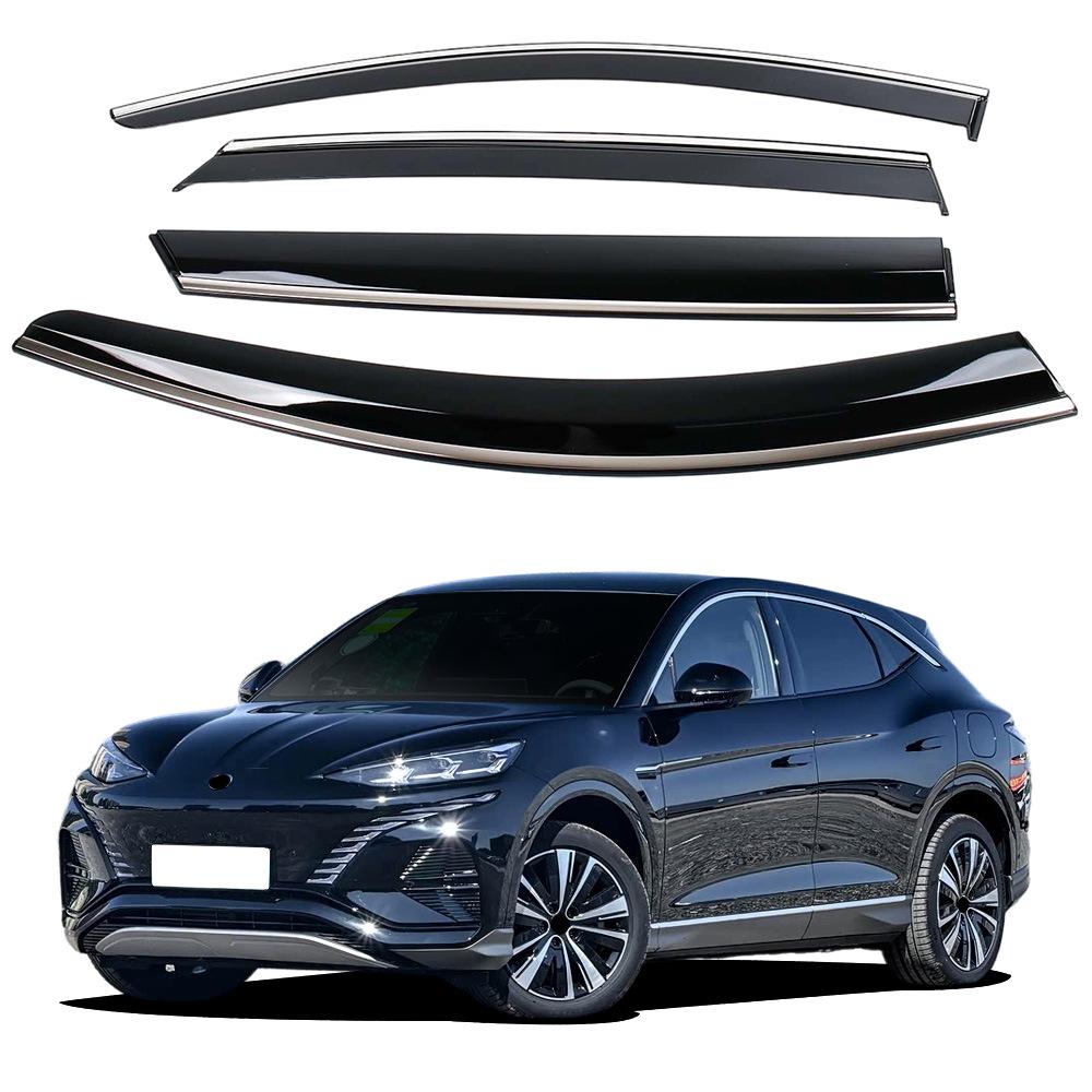 Bright Strip Window Visors & Rain Guards with Thickened Deflector for BYD DENZA N7 '23 Model