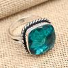 Lovely Indicolite Tourmaline Gemstone Handmade 925 Sterling Silver Ring Jewelry
