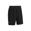 Einfarbige Elastische Taille 7-Zoll Shorts Herren Unterteile Schwarz 1377484-001