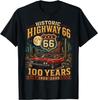 Vintage Highway 66 100 Year Centennial Anniversary Souvenir T-Shirt