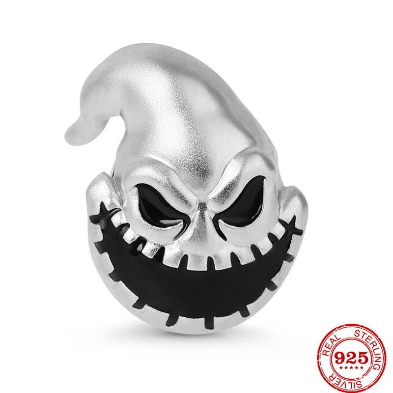 New Halloween S925 Silver Multi Character Thrilling Carnival Charm Bead Fit for Original Bracelet DIY Boutique Jewelry