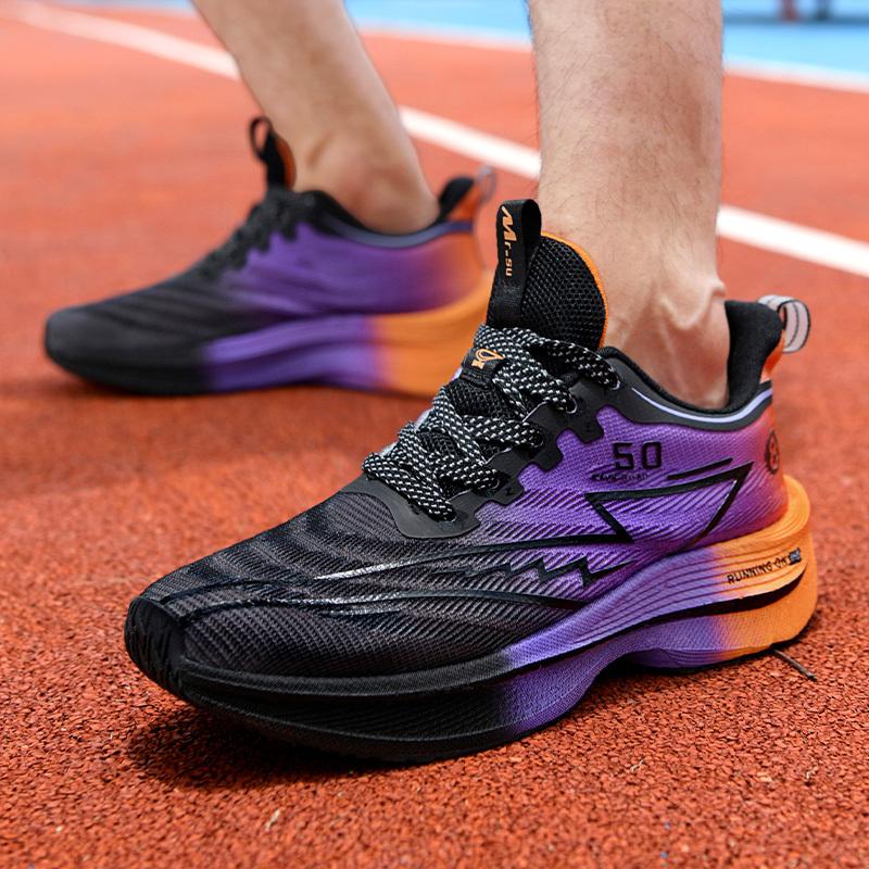 Men's Running Shoes Breathable Man Sports Sneakers Lace Up Comfort Casual Walking Shoes Athletic Training Footwear