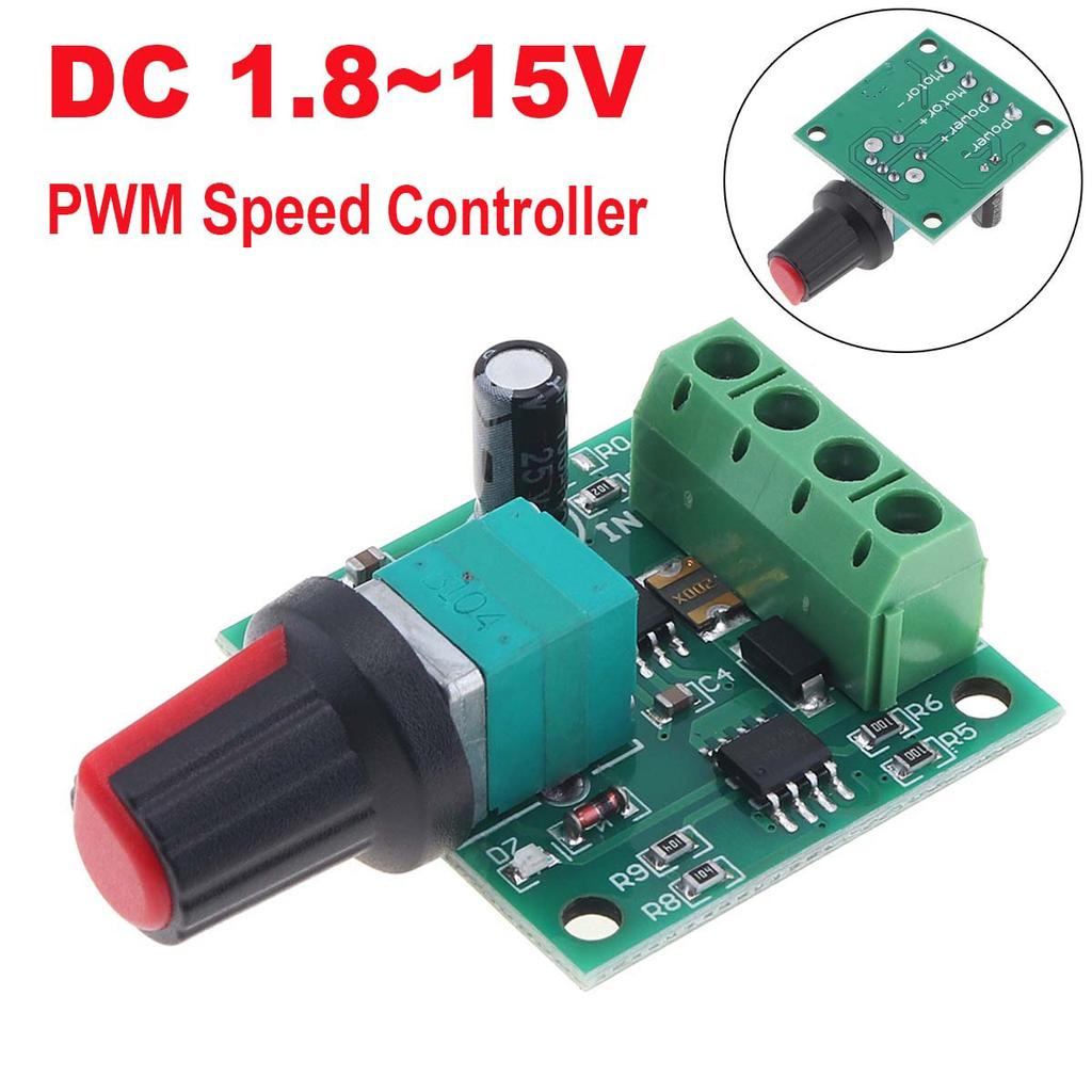 10A Voltage Regulator 5-16V PWM DC Motor Speed Controller Stepless Speed Regulator LED Dimmer Power Controller