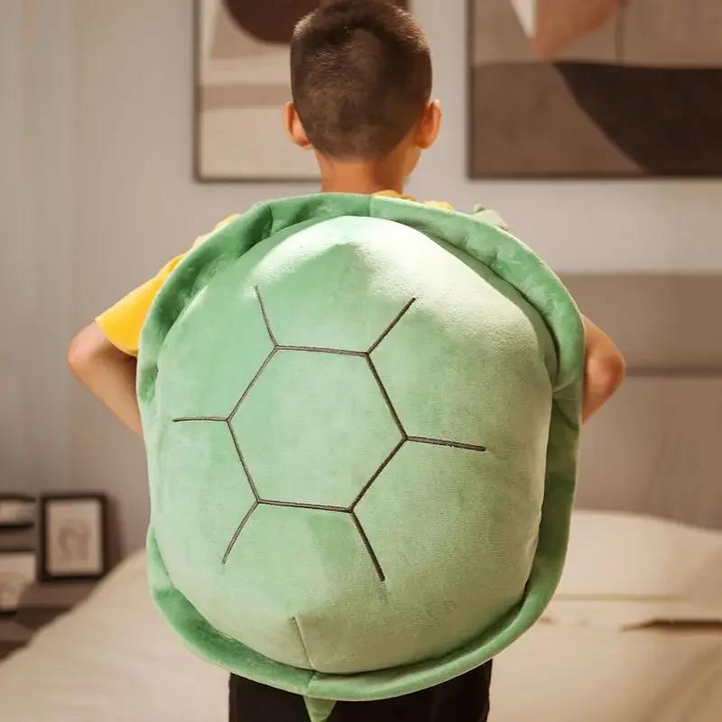Shell Plush Funny Turtle Shell Plush Toy Childrens Sleeping Bag Stuffed Soft Tortoise Pillow Cushion Creative Toys Inte