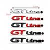 GT GTLINE Car Fender Metal Sticker Rear Trunk Badge Emblem