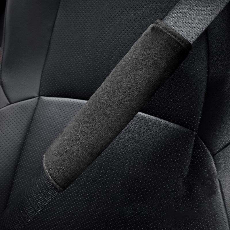 Premium Faux Seat Belt Covers With Soft Ergonomic Design For Year Round Driving Comfort Easy Installation