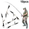 10 Pcs Fishing Swivels Cross-Line Swivel Fishing Rolling Swivel Fishing Connetor Accessories