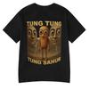 Italian Brainrot Tralalero Tralala Tung Tung Tung Sahur Bombardiro Crocodilo Funny Meme TShirt Unisex Women Cotton Tees Y2k Tops