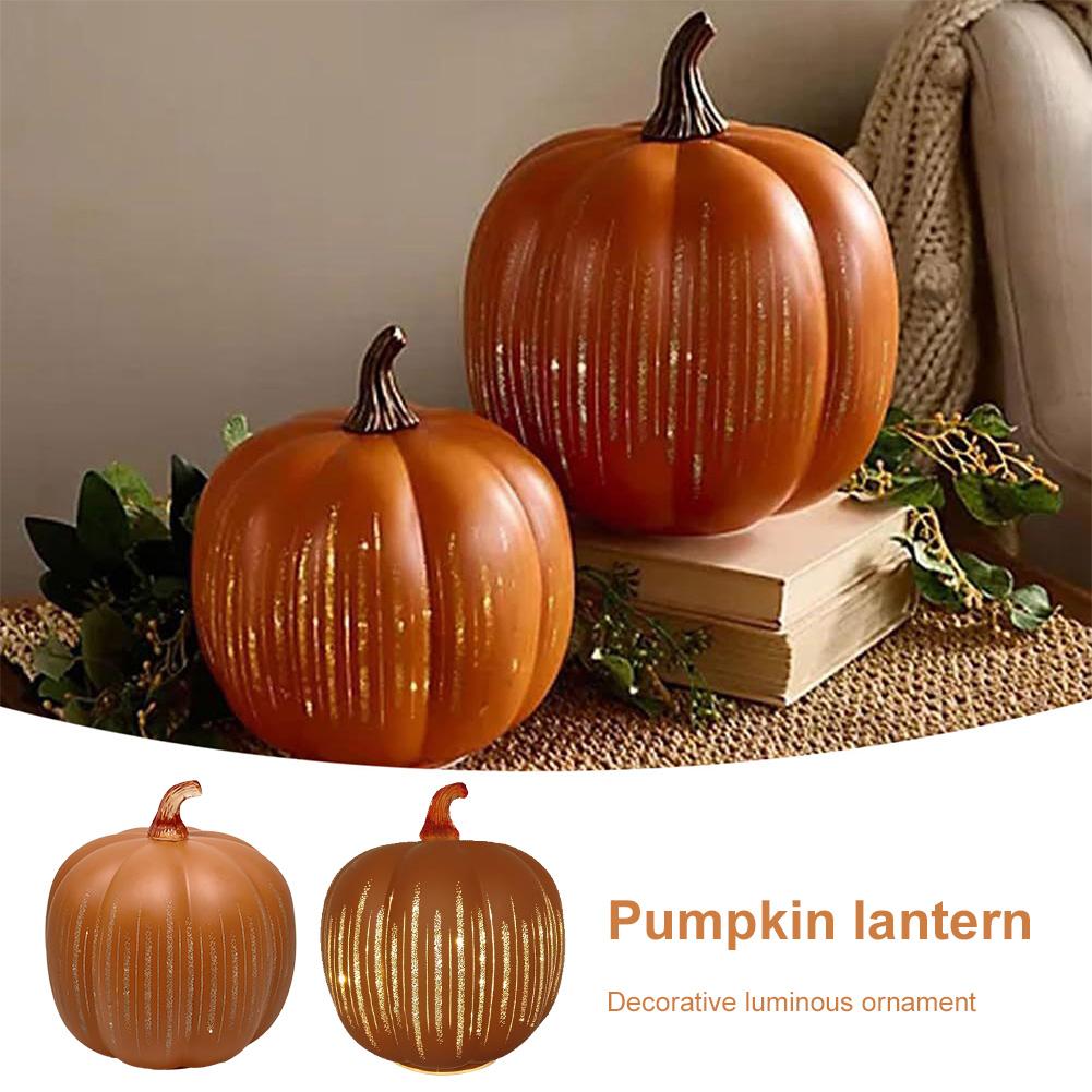 Halloween Twinkle LED-Licht Kürbislampe mit Timer Leuchtende Funkelnde Sternenhimmel Glas Kürbislicht für Halloween-Dekorationen