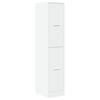 Pharmacy Cabinet White 30 X 41 X 144.5 Cm Engineered Wood