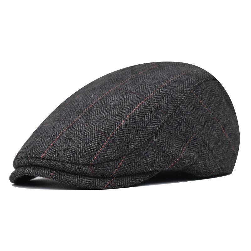 Cotton Beret Hat For Men With Adjustable Fit Casual Outdoor Travel Accessory