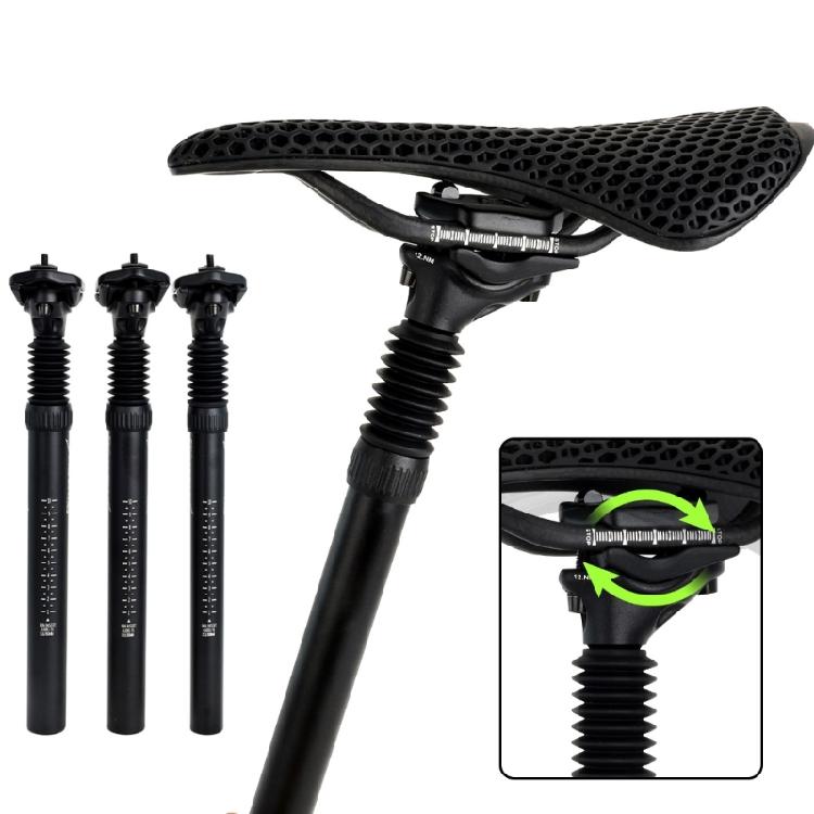 Shock Absorption Seatpost Aluminum Alloy Bicycles Seat Post Adjusted Coil Spring Damping Seat Tube Bike Accessories