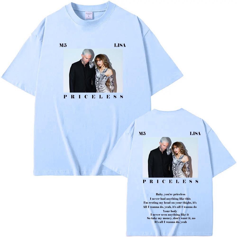 Maroon 5 - Unbezahlbar ft. LISA T-Shirts 100% Baumwolle Herren Damen Neue T-Shirts Sommer High Street T-Shirts Hochwertige Baumwolle Weiche Kleidung