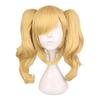 Professional Long Wavy Cosplay Mixed Blonde Wig With 2 Ponytails Synthetic Hair Wigs