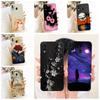 Flower Painted Cover For Samsung Galaxy A20s A20 A20e Luxury Girl Phone Cases For Samsung A20 A 20 S 20e A20s Soft Funda