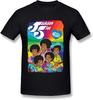 The Jackson 5 Retro Cartoon Band T-shirt