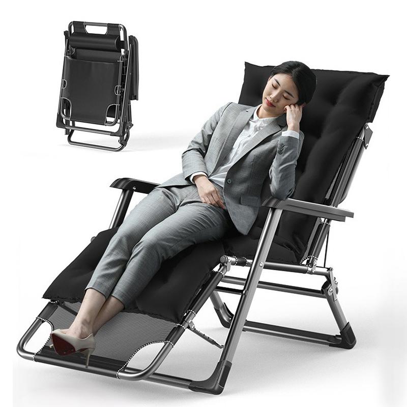 GIANXI Picnic Camping Sun Lounger With Handrail Adjustable Camping Chair Summer Folding Chair for Living Room Garden Furniture