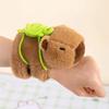Capybara Handring Armband Kind Lustige Spielzeuge Süßes Capybara Tier Slap Snap Wrap Armband Armband Plüschtier Kawaii