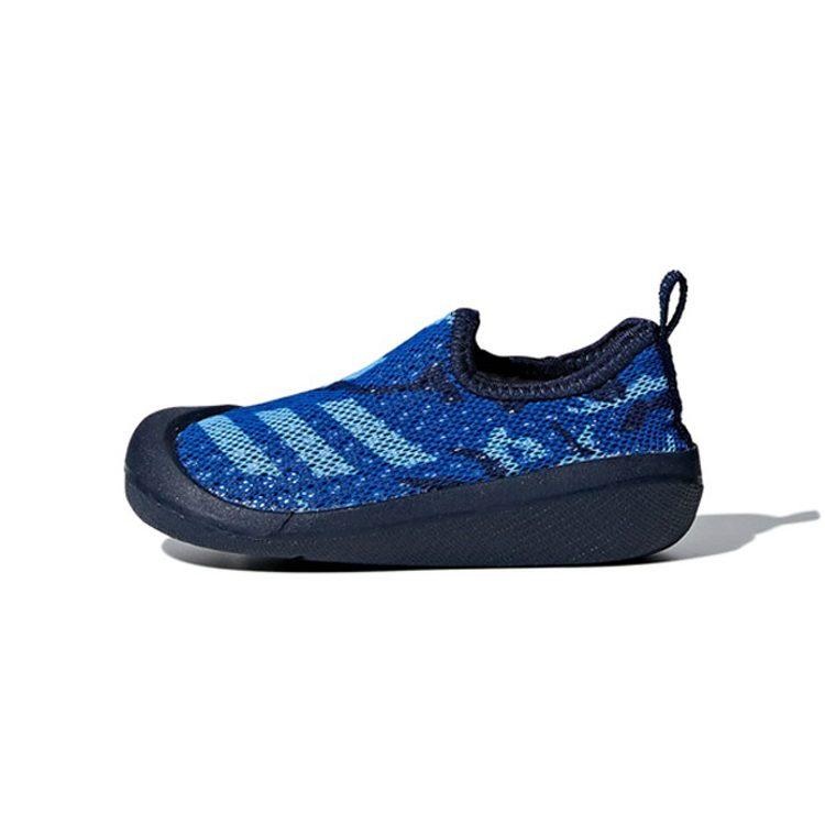 Adidas Cushioning Low top Running Shoes Blue Black Infant And Toddler DB2016