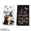 Hey Boo Halloween Festival Ghost Pumpkins Bats Cat Kitchen Dish Seasonal Hand Towel for Party Decoration Supplies Decor Favors