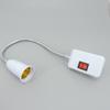 23cm 53cm AC 110V 220V E27 US Plug Lamp Bulb Flexible Light Bases Holder Converter Switch Adapter Power Socket