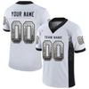 White Color Drift Fashion Football T Shirts For Men Custom Name Team Name Number V Neck Rugby T Shirts Casual Oversized Tees