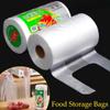 3 Sizes Food Storage Bags with Handle Keep Fresh Transpare Roll Fresh-keeping Plastic Bags of Vacuum Food Saver Bag