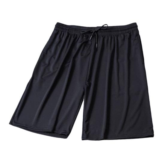 Heren Shorts Effen Kleur Losse Elastische Taille Kleurvast Studenten Shorts voor Dagelijks Gebruik
