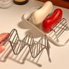2/3 Grids Stainless Steel Soap Rack Student Dormitory Soap Moisture-proof And Waterproof Sink Storage Rack Household Storage