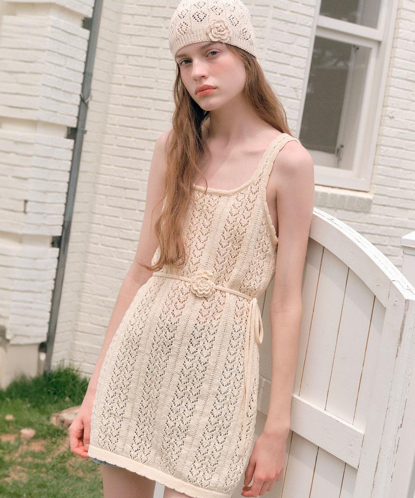 Lora Lora Rose Strap Sleeveless Onepiece Ivory