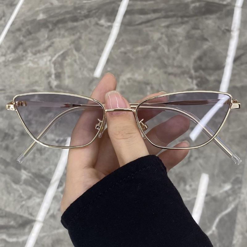 2026 New Fashionable Personalized HD Cat Eye Women's Sunglasses Outdoor Ultra Light Neutral High Quality Sunscreen Glasses