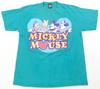 Rare Vintage MICKEY UNLIMITED Minnie Mouse Donald Daisy Duck T Shirt 90s Teal