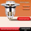 Stainless Steel Leakproof & Anti-Odor Pop-Up Sink Stopper for Washbasins