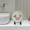 Toilet Paper Holder Funny Cow Design Easy Assembly Universal Toilet Roll Holder Paper Organizer Bathroom Decoration