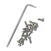Waterproof Protective Electric Scooter Battery Plate Metal Screw Set Suitable for M365 DIY Maintenance Long Lasting Use