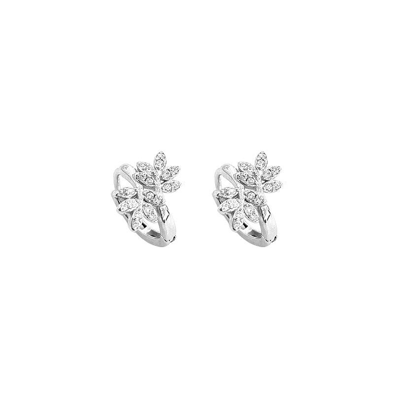 Light Luxury Diamond-inlaid Earbuds for Women with High-end Niche Design New Temperament Earrings