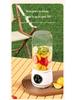 Portable USB-Charging Juicer Cup for Ice Crushing and Outdoor Travel