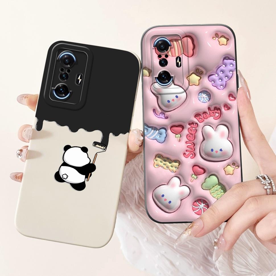 Phone Case For Xiaomi Redmi K40 Gaming Case Luxury Painting Cover For Redmi K 40 K40 Gaming Silicone Soft Shockproof Back Cover