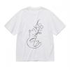 Camiseta Clásica Transpirable Suave para Hombre Todas las Estaciones Gato Lindo con Flor Camiseta de Algodón