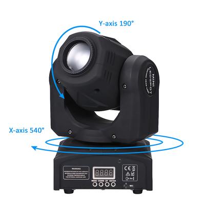 90W LEDs Heads Moving Stage Light DMX512 Master-slave Sound Activated Auto-run 9/11 Channels