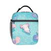 Cute Axolotl Lunch Bag Fun Lunch Box School Portable Thermal Lunch Bags For Women Oxford Graphic Design Cooler Bag