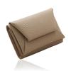KNUTe Genuine Leather Tri-Fold Mini Wallet for Women, Card Slots, Anti-Skimming, Coin Purse, Compact, Cute, Stylish, Small, Easy To Use, Leather