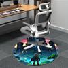 1pc The Legend of Office Round Area Rug, Bedroom Living Room Home Decor, Room Deco,  Offic A1016201