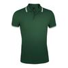 SOLS Mens Pasadena Tipped Short Sleeve Pique Polo Shirt